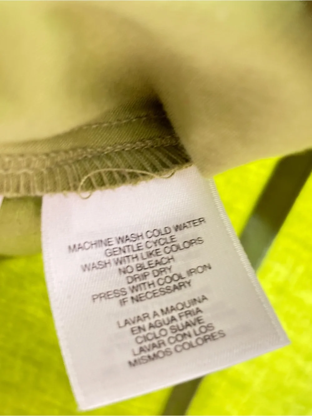 Jones New York Lime Green Utility Jacket Unlined size XL